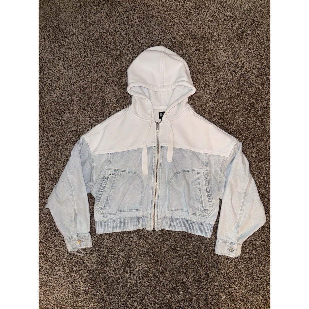 BDG Urban Outfitters Crop Zip Up Hoodie Jacket Size XL